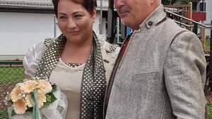 Margareta Strohmayer und Harald Lesjak schlossen am 21. Mai den Bund fürs Leben.