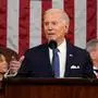 US-Präsident Joe Biden bei seiner "State-of-the-Union"-Rede