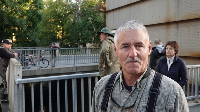 Robert Thüringer, Obmann des Arbeiter-Fischereivereins Graz (AFV) organsisierte die Aktion