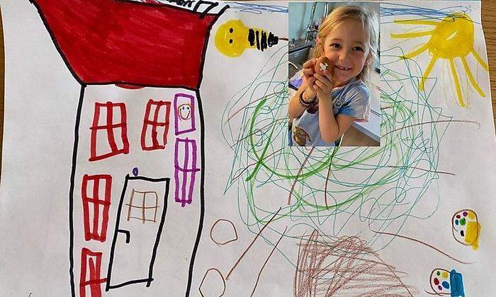 Viktoria Kürzl ist fünf Jahre alt und freut sich auf Ostern