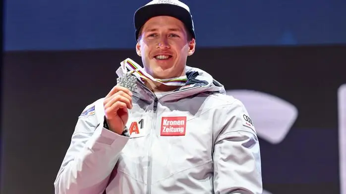 Silber für den „Iceman“: Raphael Haaser raste im Super-G zu Platz zwei