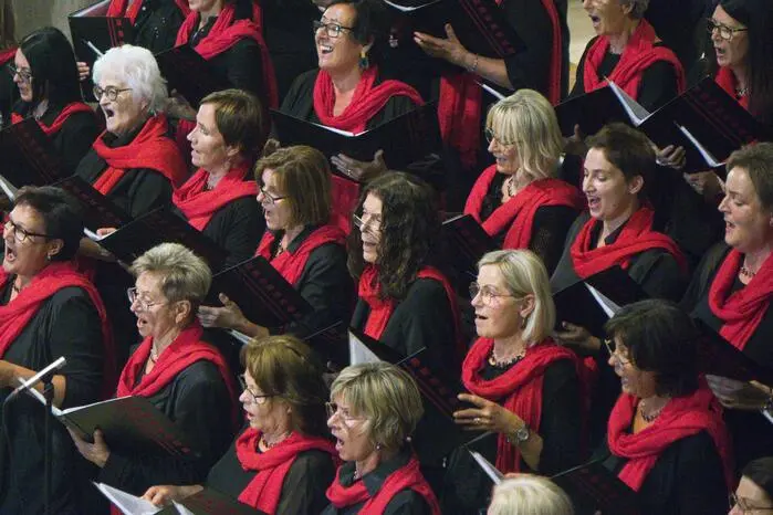 Das Programm spannte einen Bogen von klassischen Werken bis hin zu modernen Gospels und Spirituals. Kompositionen von Wolfgang Amadeus Mozart und John Rutter standen ebenso auf dem Programm wie zeitgenössische Chorliteratur.