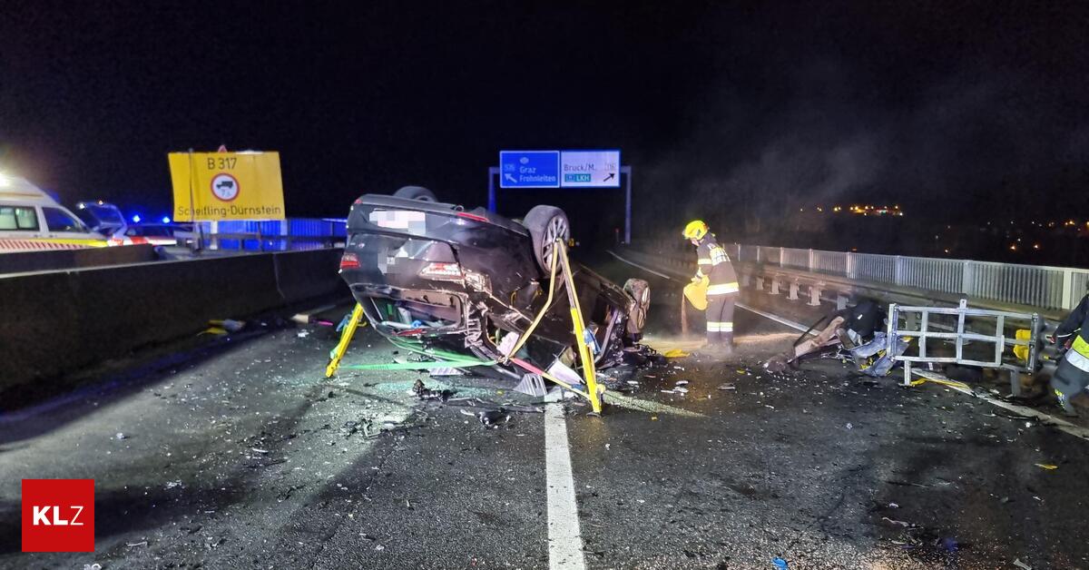 Auto-bei-Unfall-berschlagen-35-J-hriger-schwer-verletzt