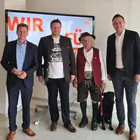 Fellner, Dörflinger, Schwarzmüller und Pototschnig (von links)