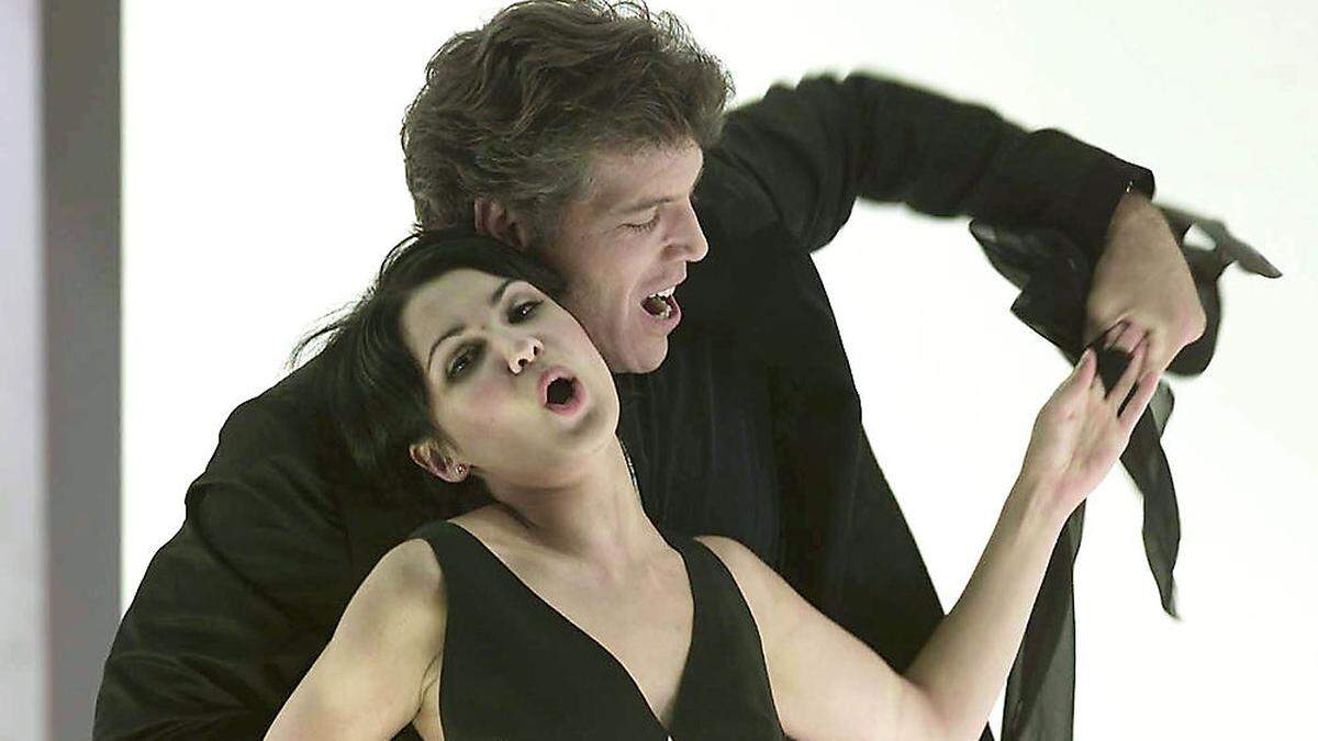 Anna Netrebko, hier mit Thomas Hampson, brillierte im &quot;Don Giovanni&quot; als Donna Anna