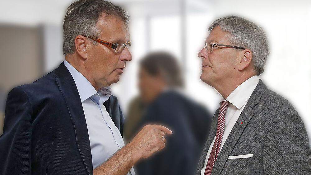 Parteifreunde und Verhandlungspartner: Gernot Nischelwitzer (links) und Peter Kaiser