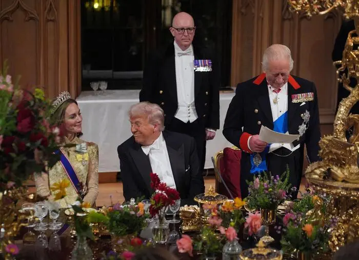 Was sich der US-Präsident und Prinzessin Kate wohl zu sagen hatten?