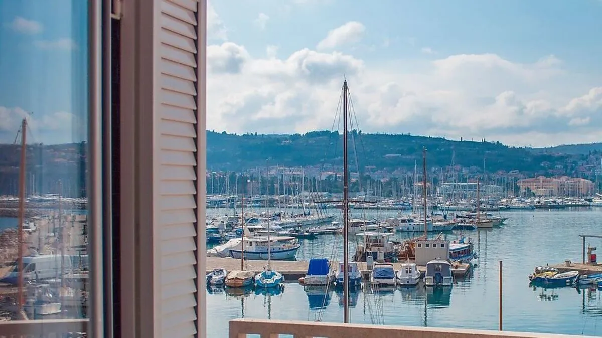 Zimmer mit Meerblick im Hotel Marina in Izola