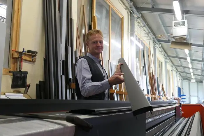 Die Profile aus Aluminium hat man bei Hiag selbst entwickelt