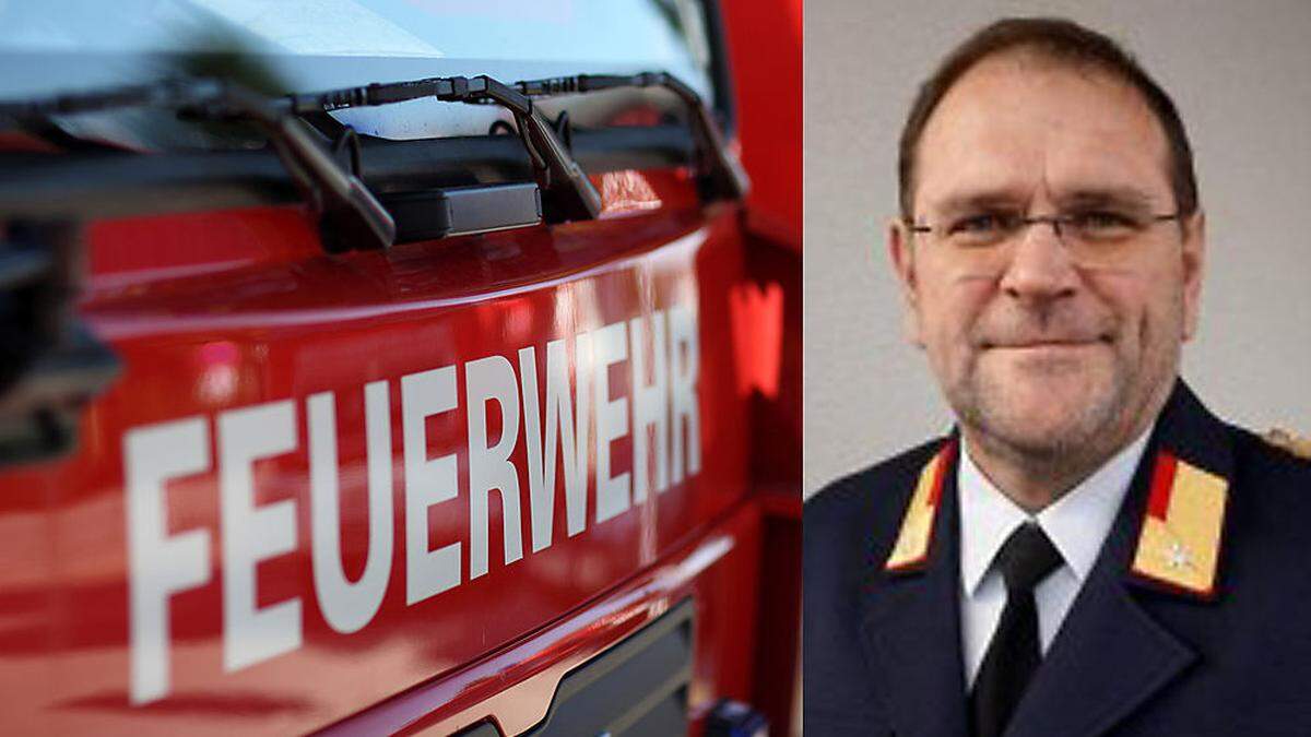 Friedrich Nusser, Kommandant der Stadtfeuerwehr Feldkirchen, ist heuer seit 40 Jahren bei der Wehr 