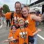 Daley, Levi, Piet und Elina: unverkennbar Verstappen-Fans