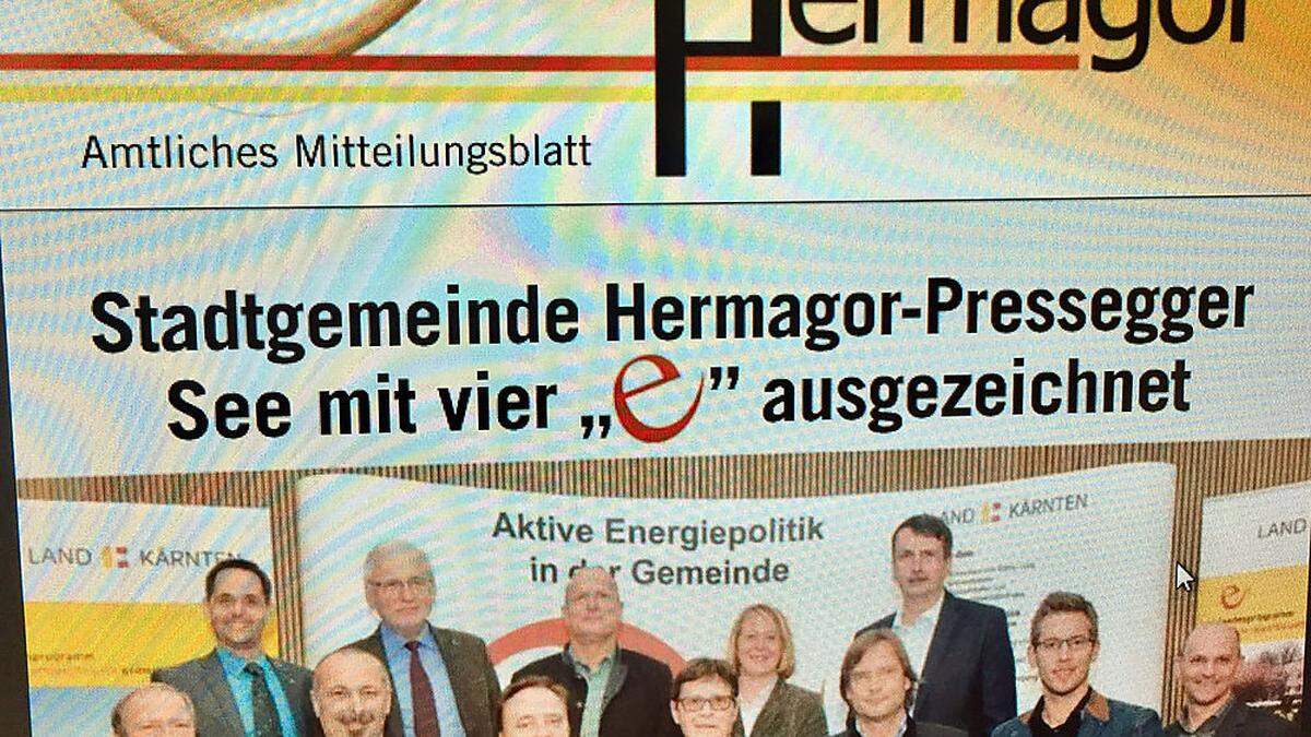 Vizebürgermeister übt Kritik an einem Bericht im amtlichen Mitteilungsblatt der Stadt Hermagor