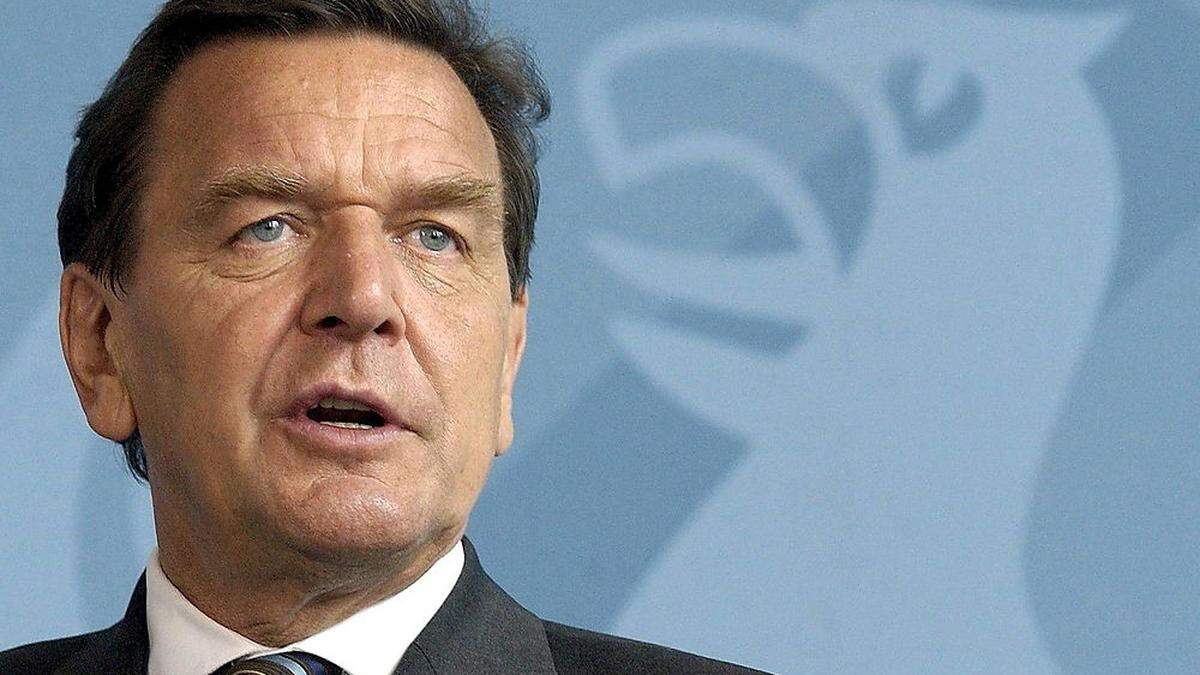 Deutschlands Altkanzler Gerhard Schröder