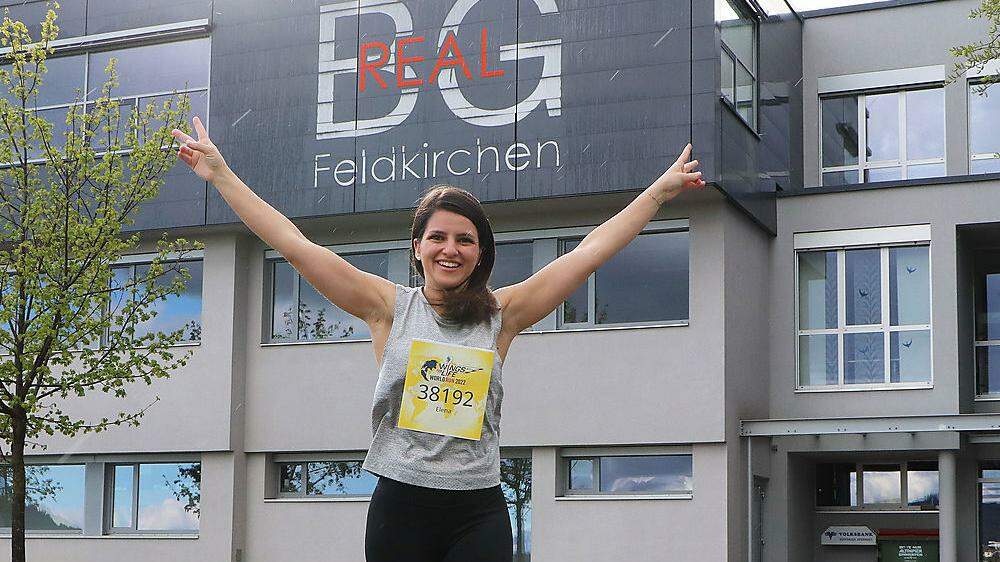 Elena Knes möchte beim Lauf mindestens zehn Kilometer schaffen
