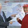 Ryanair-Chef O´Leary und Niki Lauda