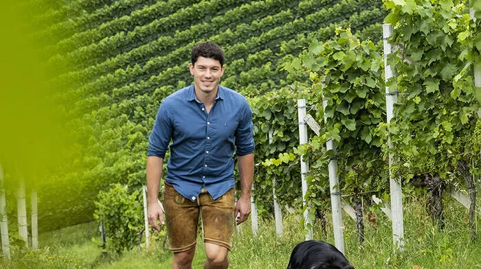 Der Jungwinzer Stephan Hiden vom Weingut Hiden aus St. Stefan ob Stainz wurde für seinen Gelben Muskateller ausgezeichnet.