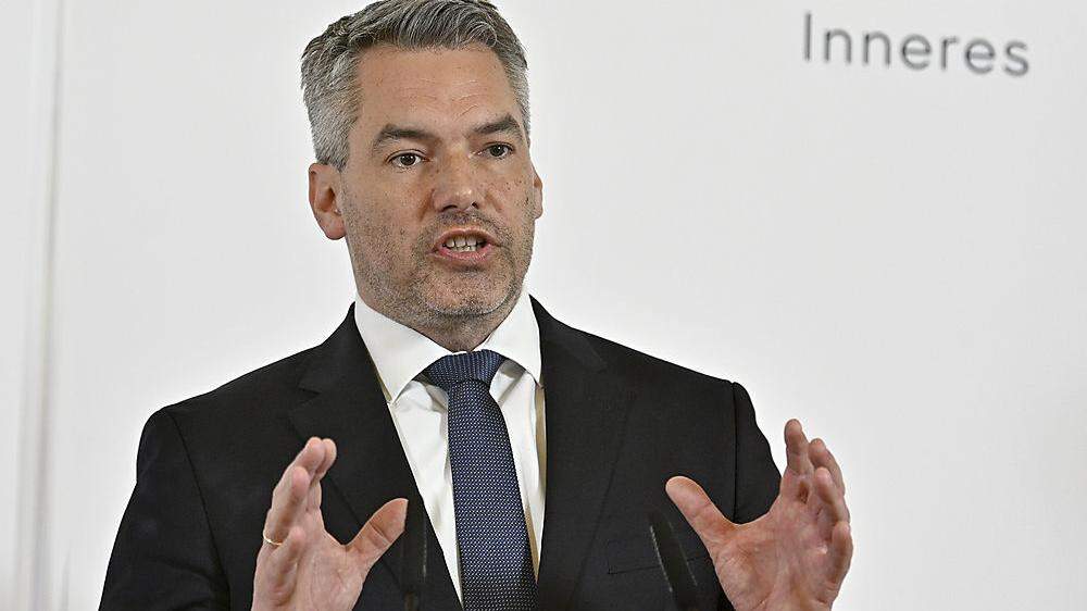 Innenminister Karl Nehammer (ÖVP)