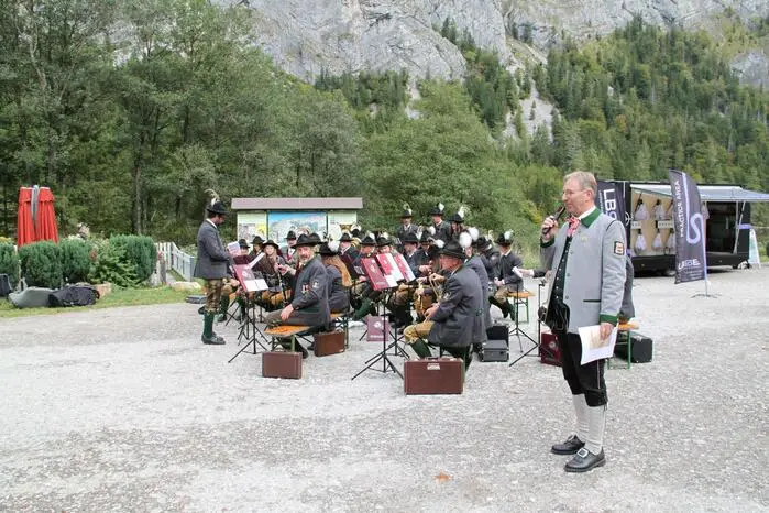 Für Obmann Andreas Swoboda und seine Musikerkolleginnen und -kollegen war das 25. Weisen- und Echobläsertreffen ein großer Erfolg mit vielen Gästen.