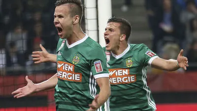 Louis Schaub (links) verlässt Wien