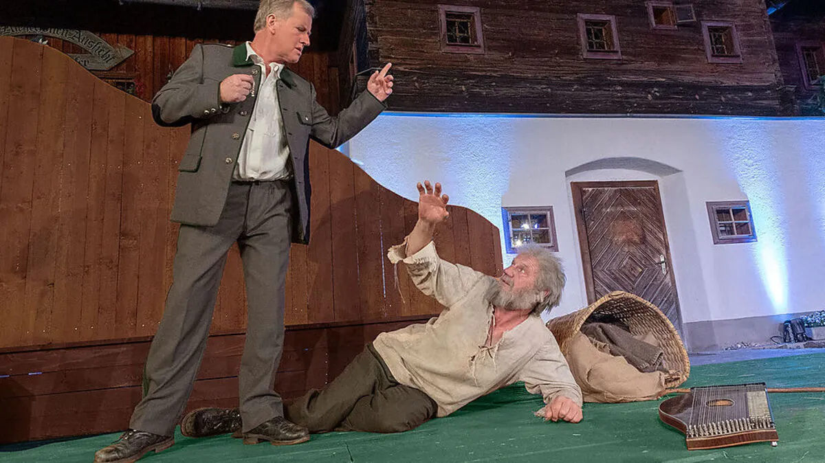 Am Mittwoch ist die Premiere des Stücks "s'Nullerl" im Huabn-Theater