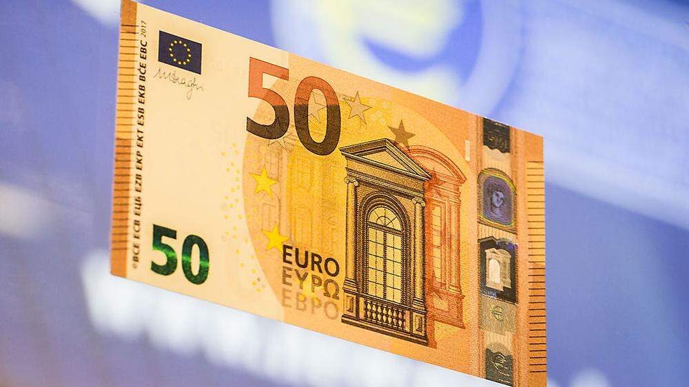 Die überarbeitete 50-Euro-Banknote