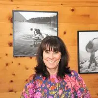 Martha Schultz im Erzherzog Johann in Bad Aussee, wo sie mit Wirtschaftsvertretern des Bezirkes zusammentraf