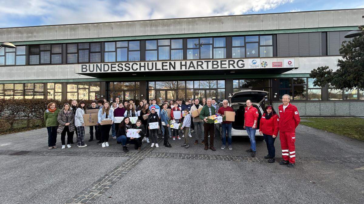 Zahlreiche Schüler beteiligten sich am verkehrten Adventkalender