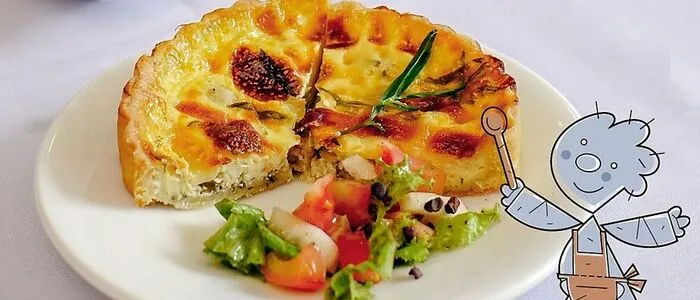 Tarte mit Räucherforelle (Symbolbild)