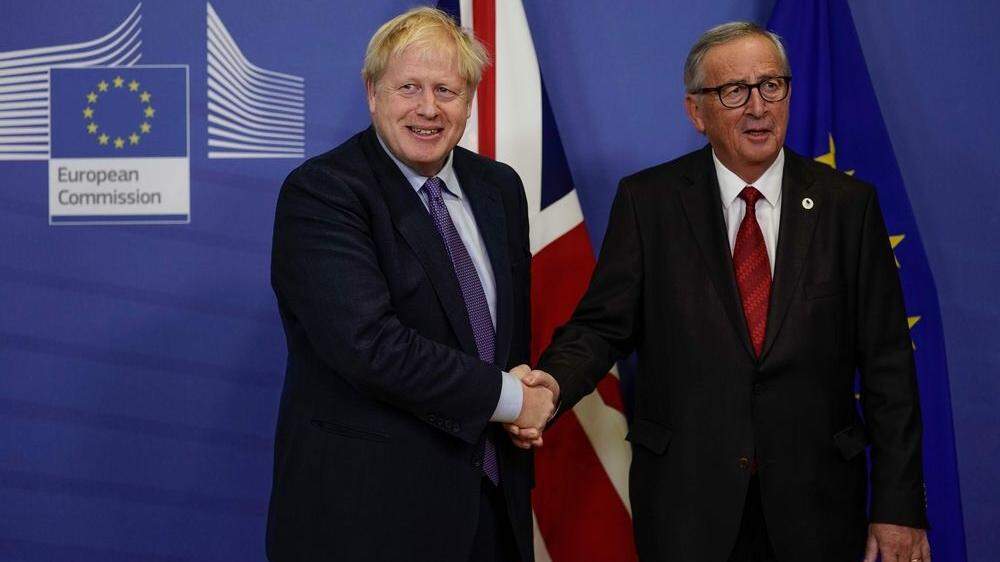 Der britische Premier Boris Johnson und EU-Kommissionspräsident Jean-Claude Juncker 