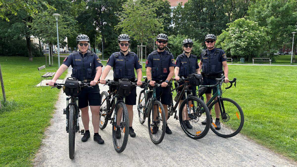 Fahrrad-Polizei