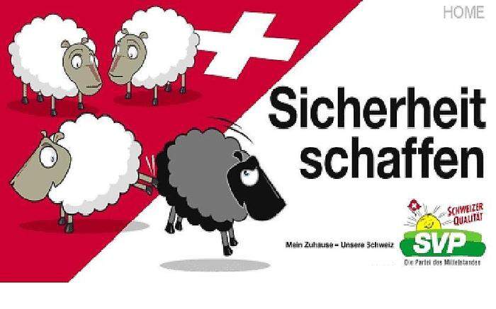 Das Plakat der SVP-Initiative