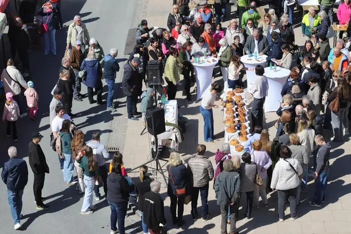 Der Hauptplatz war sehr gut besucht!