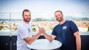 Jürgen Säumel und Ferdinand Feldhofer treffen im Grazer Derby erstmals als Trainer aufeinander