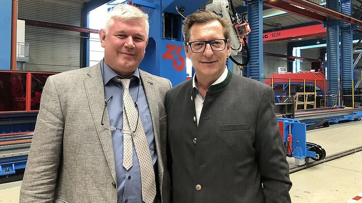 Peter Zeman und Werner Kollau