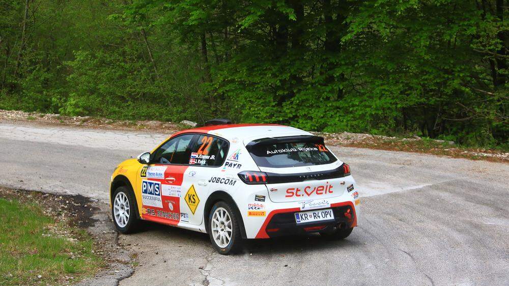 Alfred Kramer jun. will bei der Hirter Rallye St. Veit seine Klasse gewinnen