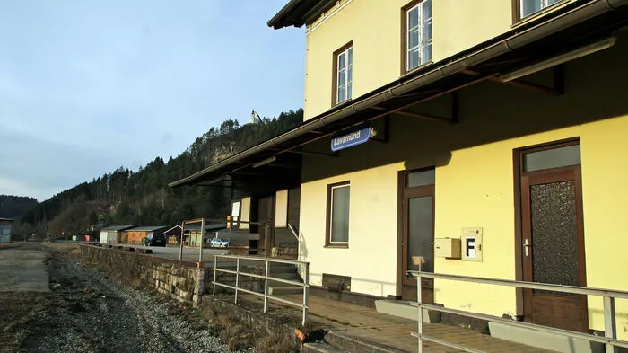 Der aufgelassene Bahnhof Lavamünd