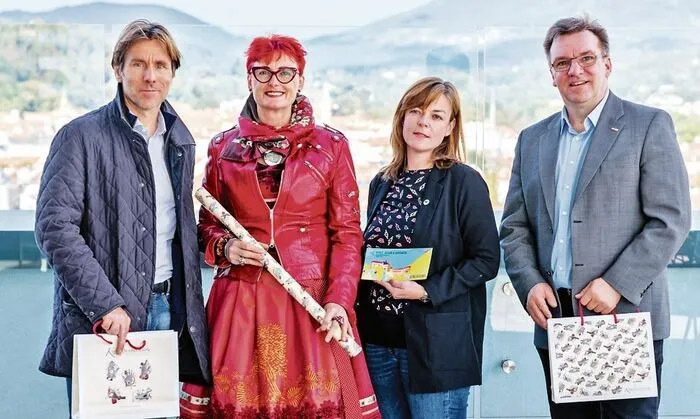 Die Kooperationspartner Rupert Hofer, Andrea Radinger-Reisner, Ursula Puff und Johannes Weiß (von links) entwickeln den Markt von Jahr zu Jahr weiter