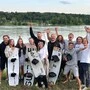 Das erfolgreiche Wakeboard-Team des UWSC Velden bei der Tour in Marbach