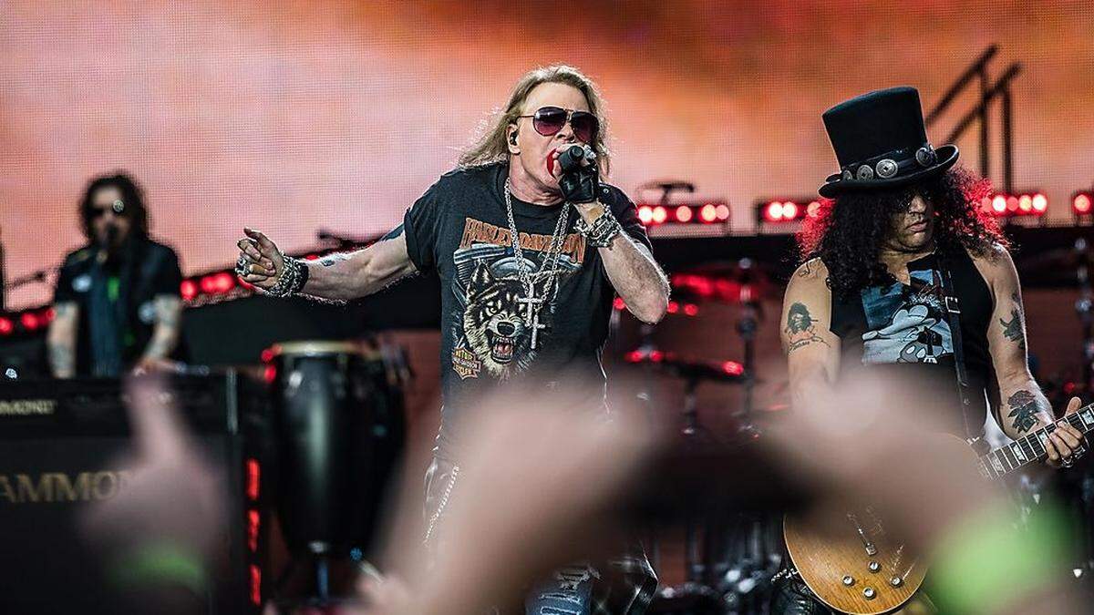 Axl und Slash - getrennt und doch vereint