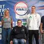 Vanessa Herzog (Eisschnelllauf), Rene Hernesz (Rollstuhl-Rugby), Heiko Gigler (Schwimmen) and Herwig Reupichler (Organisator Cross-Triathlon, von links)
