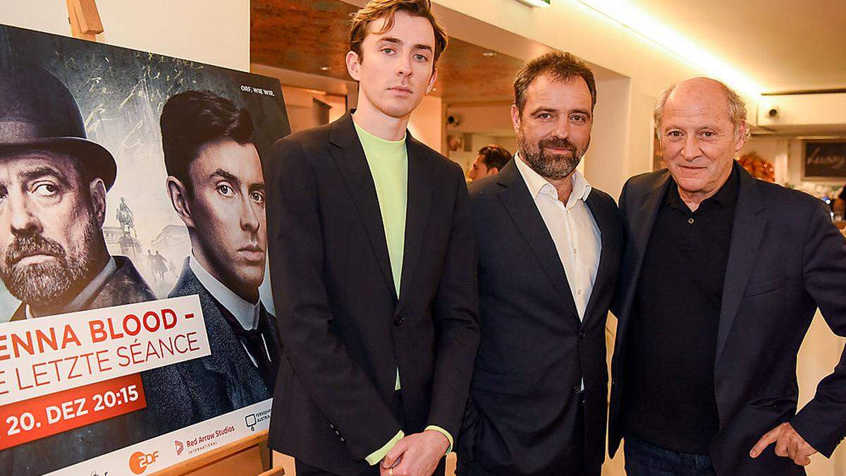 Die Topquote brachte Platz eins im ORF-Jahr 2019: Regisseur Robert Dornhelm mit seinen Hauptdarstellern Matthew Beard und Juergen Maurer