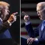 FILE - This combination of photos taken in Columbia, S.C. shows former President Donald Trump, left, on Feb. 24, 2024, and President Joe Biden on Jan. 27, 2024. (AP Photo)