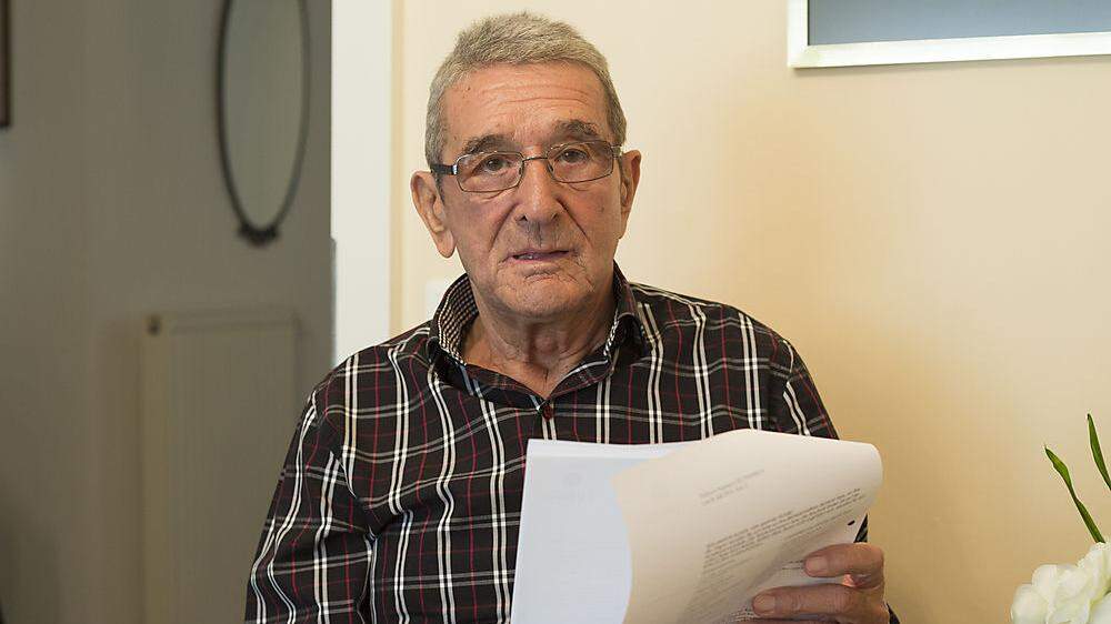 Hermann Bercko (84) fühlt sich durch seine Versicherung diskriminiert