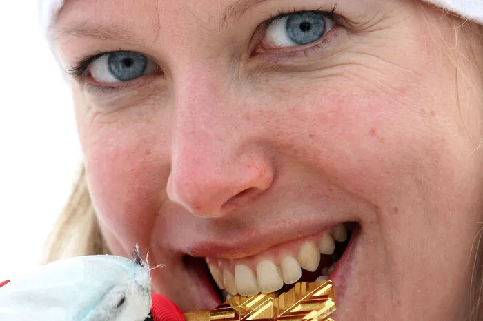 Der größte Titel: WM-Gold in Gangwon in Südkorea 2009 im Parallel-Riesenslalom.