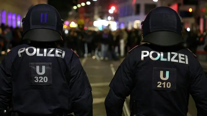 Nach der Nationalratswahl kam es zu einer Demonstration in Wien.