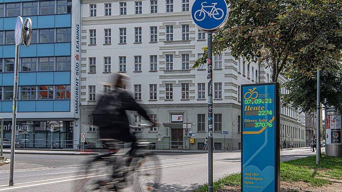 Die neue Zählstelle auf höhe Andreas-Hofer-Platz soll Vorhandenes besser sichtbar machen