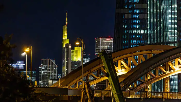 Die „Banken-Skyline“ in Frankfurt