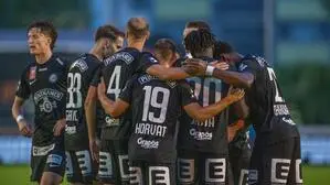 Der SK Sturm jubelte beim Cup-Auftakt in Bischofshofen