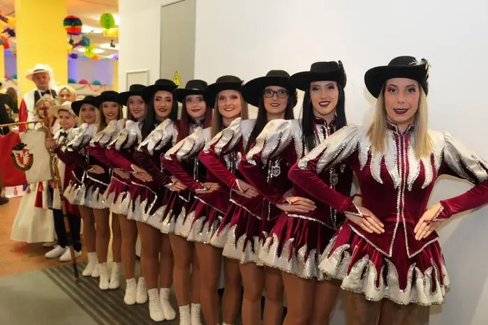 Die Prinzengarde begrüßte die Gäste