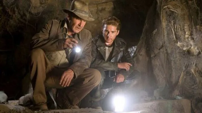Indiana Jones (Harrison Ford) und Mutt Williams (Shia LaBeouf)